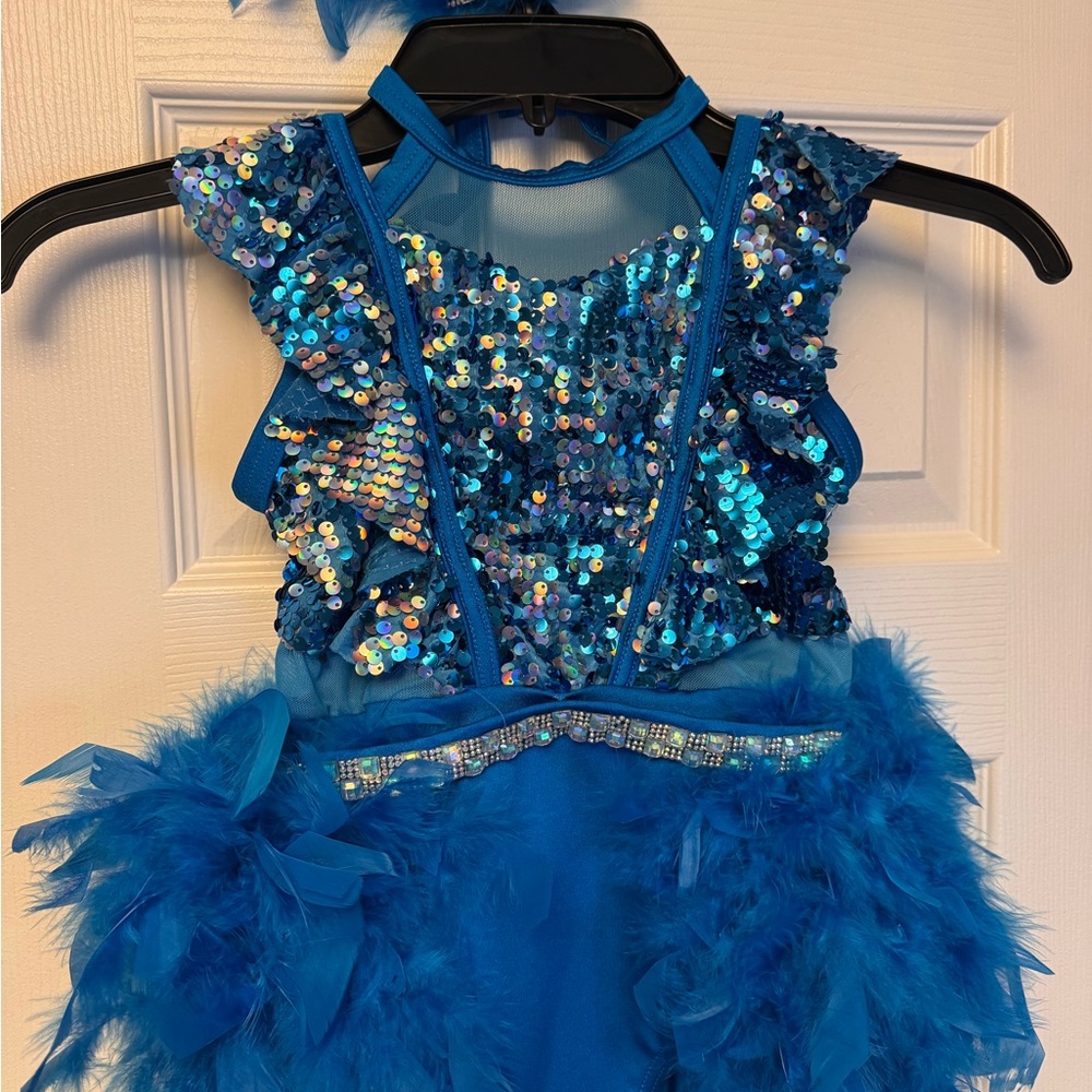 Weissman Shimmering Blue Sequin Costume